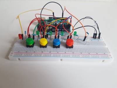 Button-Panel mit LEDs